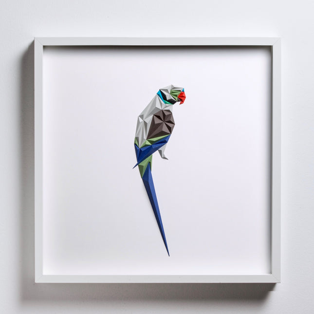 Blue Parakeet Painting