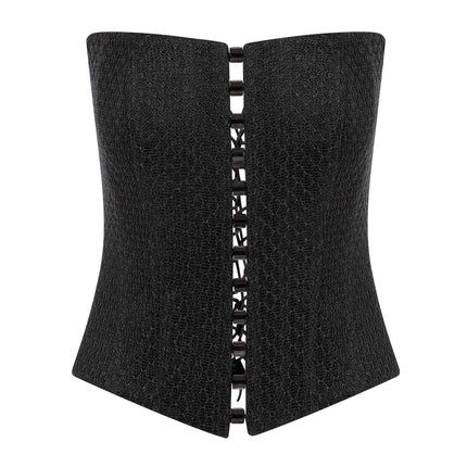 Angless Crochet Stretch Strapless Corset