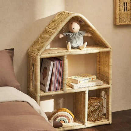 Rattan Home Bookcase