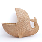 Whale Rattan Toy Basket