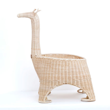 Giraffe Rattan Toy Basket