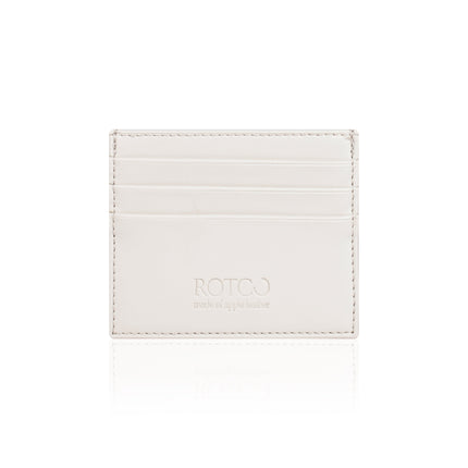 Ivory Card Holder-Apple Leather