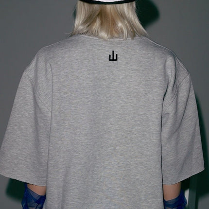 Gen α Kurzarm-Oversize-Sweatshirt