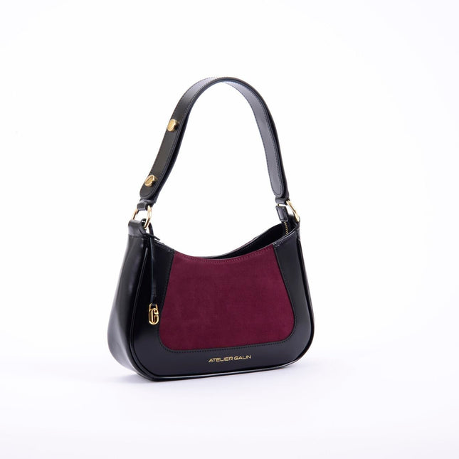 Bolso de hombro rojo intenso Jasmine Hobo