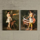 Eros & Psyche 2'li Set Tablo-EUDOIMONIART-nowshopfun