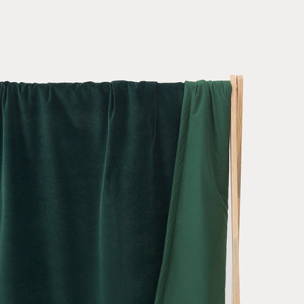 Green Velvet Throw Seat Cover