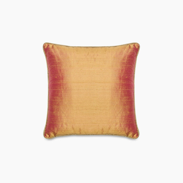 Hand Painted Pillow on Talisman Silk Slub