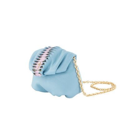 Pastell Mini Leda Schultertasche und Clutch 