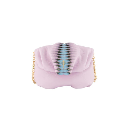 Bolso de hombro y clutch Pastel Mini Leda 