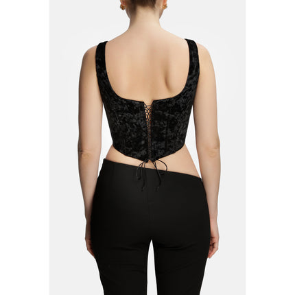 Chelina R Velvet Corset