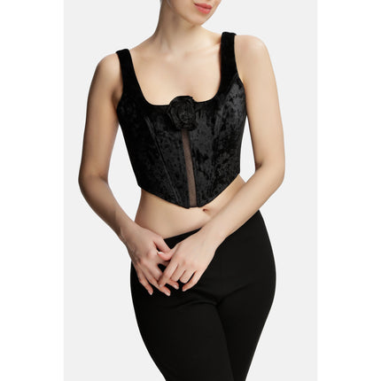 Chelina R Velvet Corset