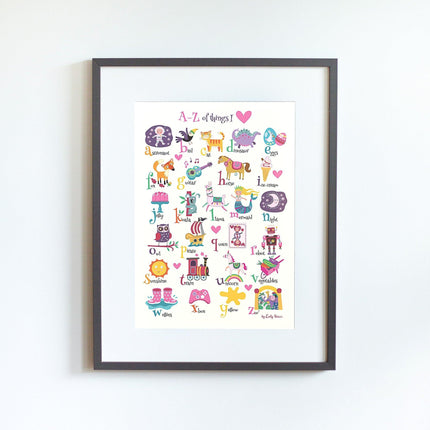 A-Z of Things I Love Tablo-Little Forest Animals-nowshopfun