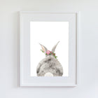Bunny Butt with Flower Tablo-Little Forest Animals-nowshopfun