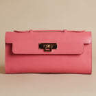 Classy Clutch Pembe-Twinsaction-nowshopfun