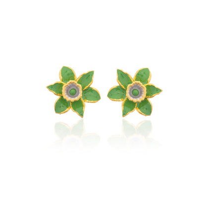 DAFFODIL ÇİÇEK KÜPE-Milou Jewelry-nowshopfun