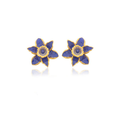 DAFFODIL ÇİÇEK KÜPE-Milou Jewelry-nowshopfun