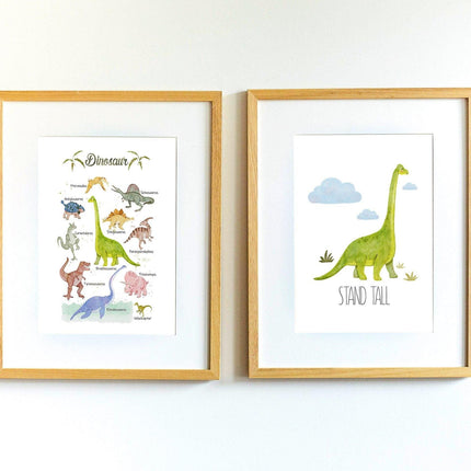 Dinosaur Family Tablo-Little Forest Animals-nowshopfun