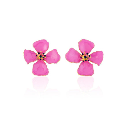 HAWAII ÇİÇEK KÜPE-Milou Jewelry-nowshopfun