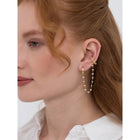 Double Pearl Cartilage Earrings