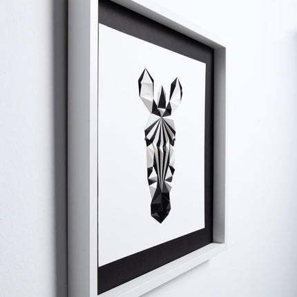 Zebra Portrait Painting