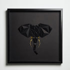 Elephant-Black/Gold Painting