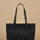 Kanvas Tote Black-Twinsaction-nowshopfun