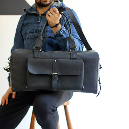 Nomad Duffle El Çantası-Valiz-Ki Studio Co-Kahverengi-NowShopFun