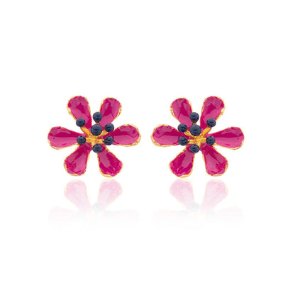 SCARLET ÇİÇEK KÜPE-Milou Jewelry-nowshopfun