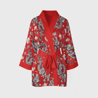 Short Red Double Dragon Kimono-Helal Merch-nowshopfun