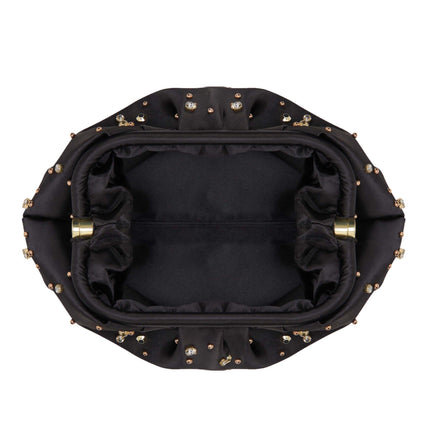 Vega Black Clutch-D’LUEUR ATELIER-nowshopfun